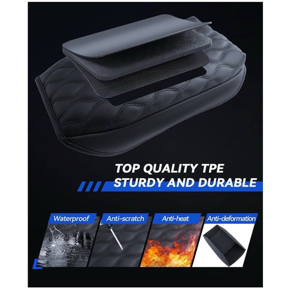 Armrest Cover Outback & Legacy 2020-2024 2025 Center Console Middle Lid Pad - Picture 5 of 8